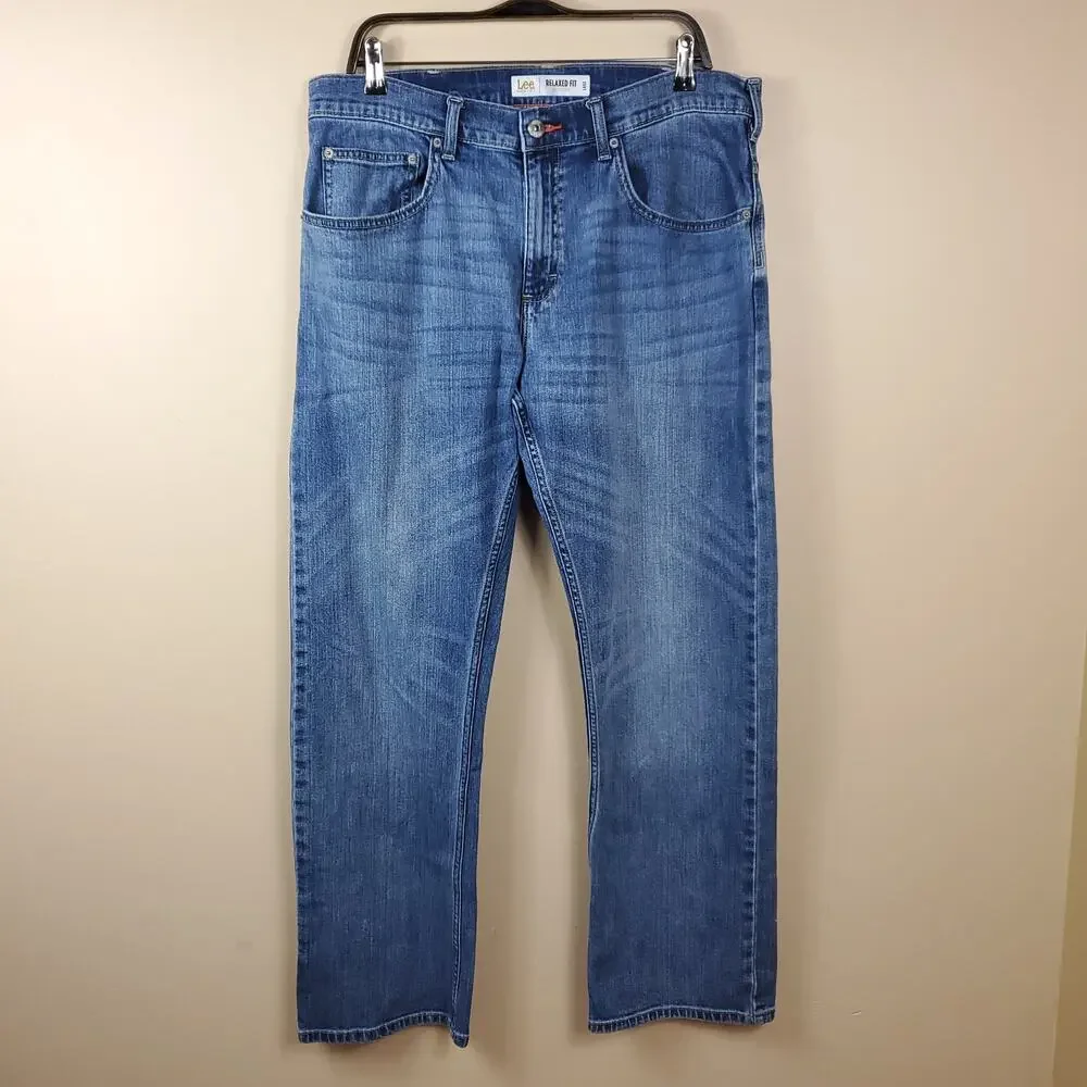 Lee Relaxed Fit Bootcut Leg Jeans Size 36x32
